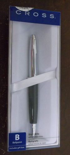 CROSS Ballpoint Pen - Chrome/Black - AT0112S-2 - JG2295