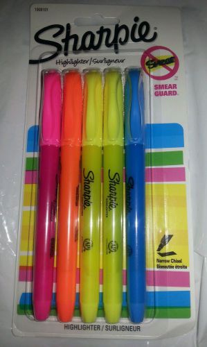 1pc NEW Sharpie Pack Multi-Color Highlighters &amp; FREE Bonus BIC Free Shipping