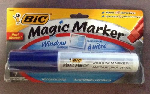 BIC Jumbo Magic Marker for Windows w/ Chisel Tip - White