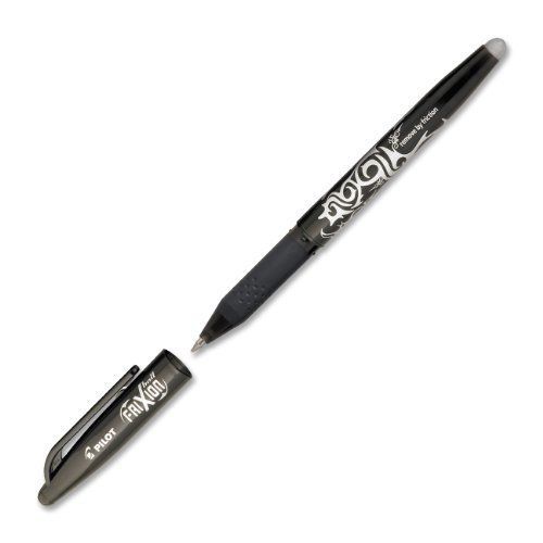 Pilot frixion ball erasable gel pens, fine point, black ink, dozen box new for sale