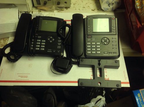 LOT OF 2 TeleVantage Cybiolink P-I Office Screen Phone With Adapter &amp; Stand NEW