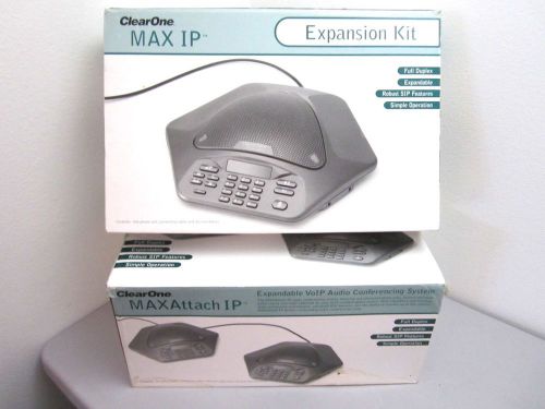ClearOne Max Attach IP &amp; IP 2.0 Business IP Telephone Conference Phone System
