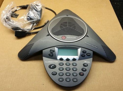 Polycom IP 6000 Conference Phone With Power Kit  IP6000 - Refurbished