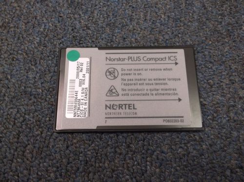 Nortel Norstar CICS Compact ICS NT7B64MA Release 4.1 WI6.04 Software Flash Card