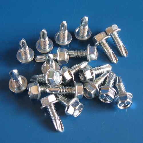 Hex head self drilling,tapping super teks screw 1/4-3/4&#034; 20pcs for sale