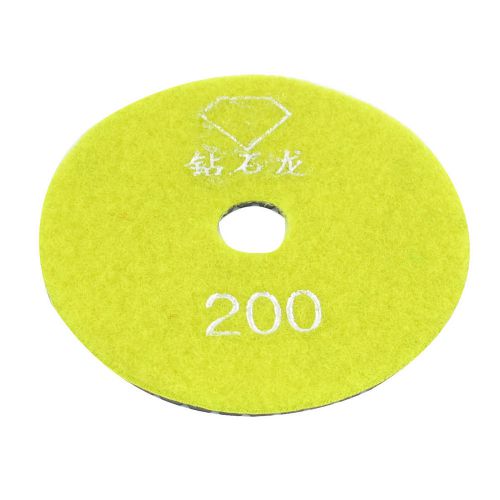 3.9&#034; Diameter Grit 200 Tile Stone Wet Polisher Grinder Diamond Polishing Pad