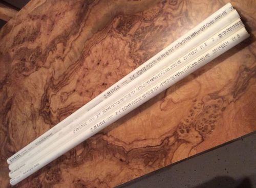 3/4&#034; schedule 40 pvc pipe (3 foot length) white for sale