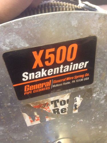 Plumbing Snakebtainer X500