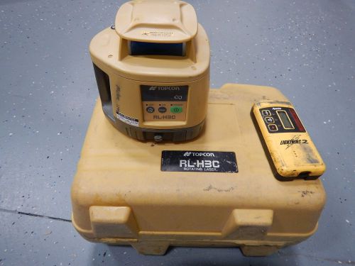 Topcon rl-h3c rotating level with receiver for sale