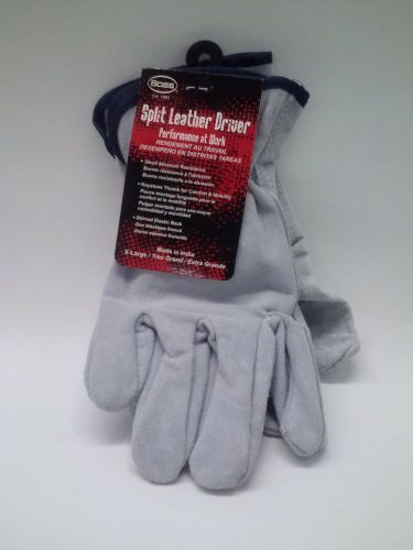 Boss 4065 Unlined Split Cowhide Leather Gloves, XL