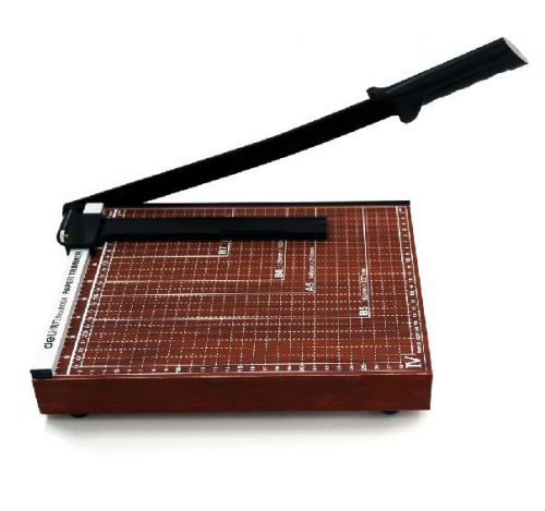 New QUALITY HARD WOOD BASE PAPER CUTTER GILLOTINE A4, A5, B5, B6, BUSINESS CARD