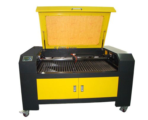 New 80w co2 laser engraver cutter 4ftx3ft,laser cutting with free water chiller for sale