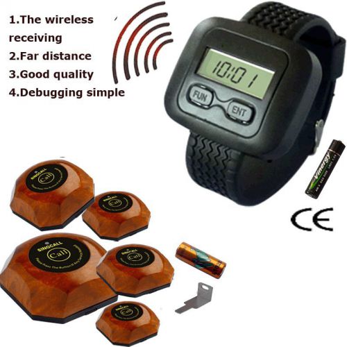 Promotion Wireless Guest Calling System Restaurant Hotel (Pager and Receiver)