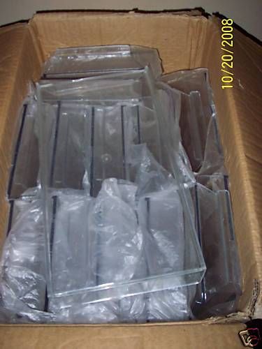 Slatwall cap displayer 16 pcs  clear acrylic 6 1/2&#034; x 12&#034;  used retail fixtures for sale
