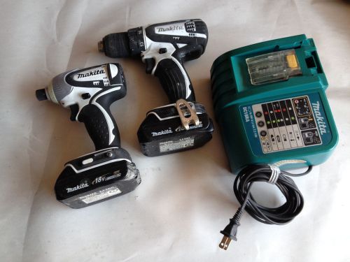 Makita LCT200W kit w/ LXFD01, BTD142, 2 batteries and charger