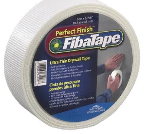 St. Gobain Fibatape Perfect Finish Ultra Thin Drywall Tape,1-7/8&#034; x 300&#039;, 2 Pack