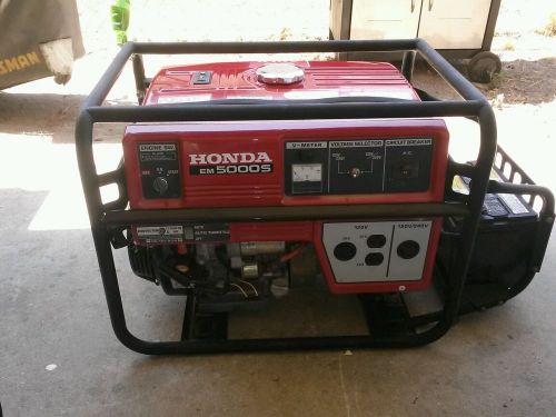 Honda generator em 5000sx