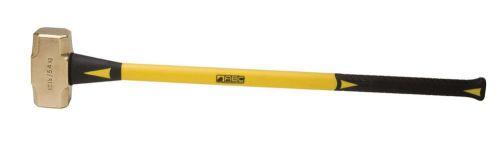 Abc hammers brass sledge hammer, 12-pound, 33-inch fiberglass handle, #abc12bf for sale
