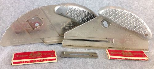 Vintage Lockweave Carpet Cutters 2 Tools &amp; Razor Blades