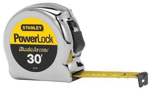 STANLEY 33-530 Tape Measure, 1 In x 30 ft, Yellow/Black