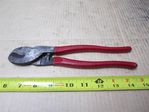 KLEIN TOOLS 63050 US MADE 9&#034; HIGH LEVERAGE CABLE CUTTERS ELECTRICIANS TOOLS