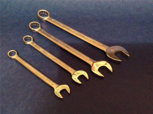 ACESA WHITWORTH COMBINATION WRENCHES FOUR - EXCELLENT !
