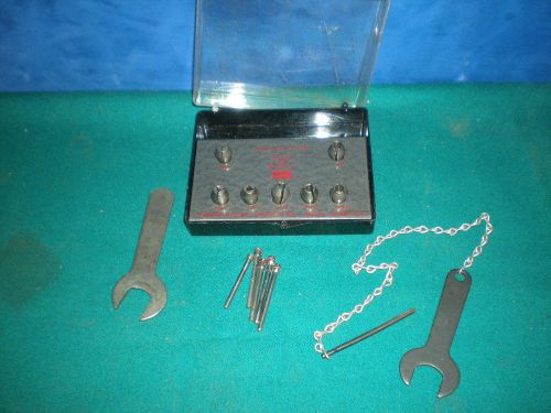 FOREDOM 7pc COLLET Set 440 + wrenches + extra pieces parts