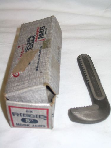 New old stock NOS vintage RIDGID pipe wrench monkey 8&#034; hook jaw #B17 replacement