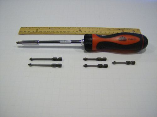 Long Mac Tools Ratcheting Magnetic Screwdriver #2  Snap-On Bit Harpoons