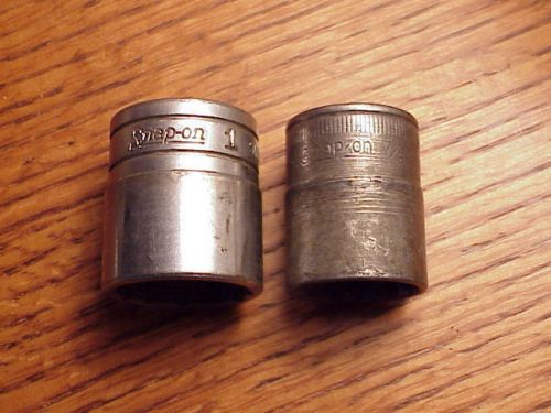 Snap-on 1/2&#034; Drive.Sockets 12point.~1&#034; SWH 321 ~ 7/8&#034; SW-280