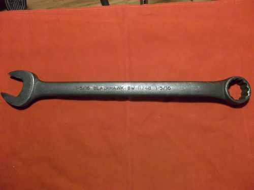 1-5/16 BLACKHAWK BOX END OPEN END WRENCH 18  INCHES LONG ALLOY