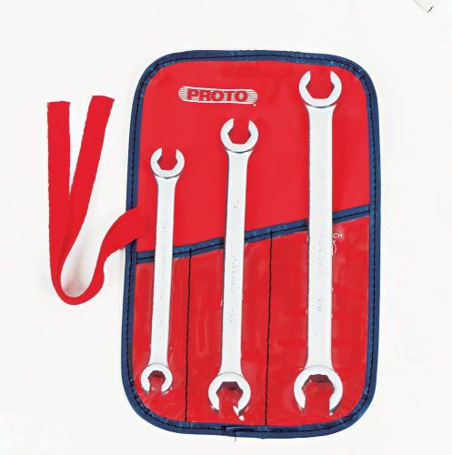 PROTO J3760T Flare Nut Wrench Set,6 Points,3/8-11/16,3Pc  *FREE SHIPPING
