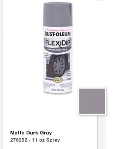 Paint Dip Plasti Flexi Gray11oz Spray Can Removable Rubber Coating Rust-oleum