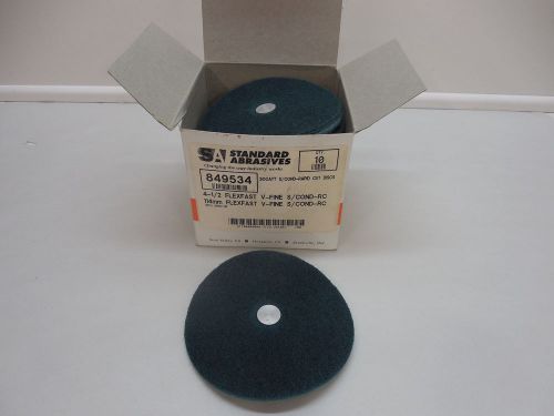 10 Standard Abrasive 849534  4-1/2&#034; V fine flexFast surface conditioning discs