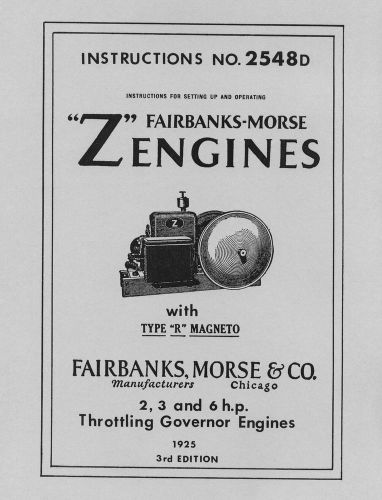 Fairbanks Morse 2, 3 and 6 H.P. No. 2548D