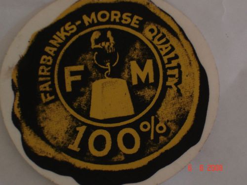 Fairbanks Morse  Decal for Antique gas engine