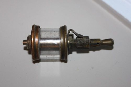 Vintage Brass Lunkenheimer No. 0 Sentinel Fig 1300 Oiler Hit &amp; Miss Lubricator