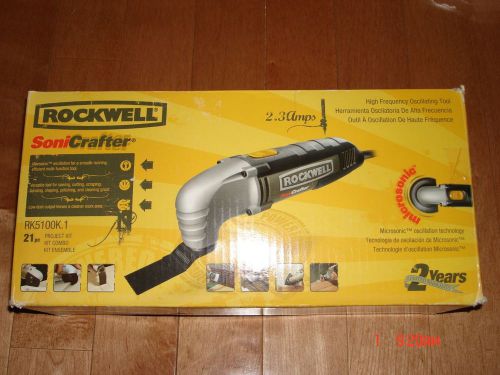 NEW Rockwell SoniCrafter RK5100K.1 21pc Project Kit HF Oscillating Tool Electric