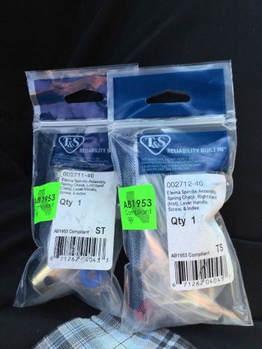 T&amp;S Brs &amp; Brz Wrks 002711-40 And 002712-40 Hot And Cold New!!! Free Shipping