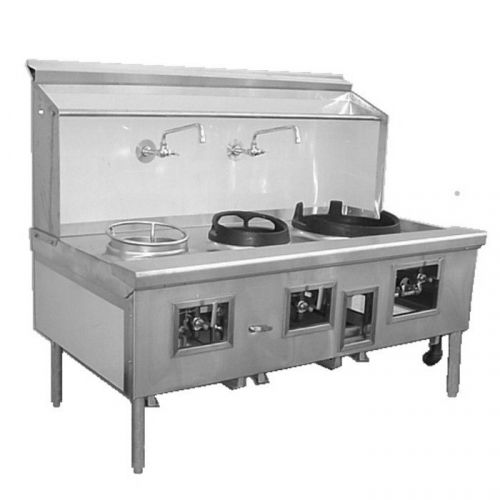 New american range arcr-3 wok range natural gas 3-burner for sale