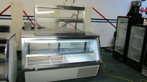 Commercial Custom Cool deli case and food warmer