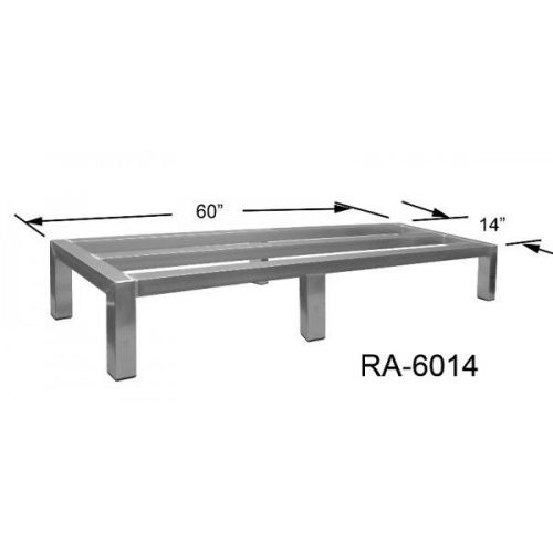 Heavy duty all welded dunnage rack aluminum 36&#034;l x 14&#034;w x 8&#034;h ra-3614 for sale