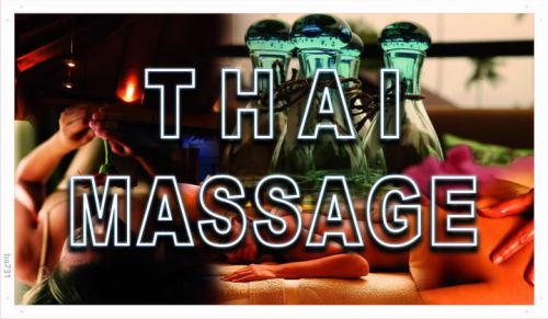 Ba731 thai massage banner shop sign for sale