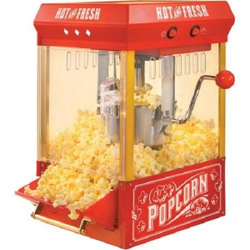 Nostalgia Electrics Kettle Popcorn Maker Popper Vintage Unique Design Kids Party