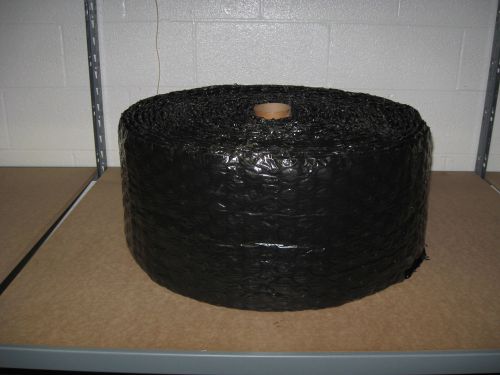 Large 1/2&#034; Black Recycled Bubble, 12&#034; x 125&#039; Per Order - NEW ITEM!