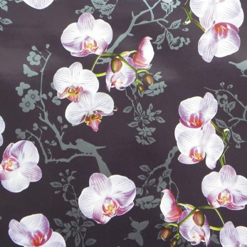 Purple Orchid Gift Wrapping Paper, Counter Roll, Wrapping paper, 500mm x 50m