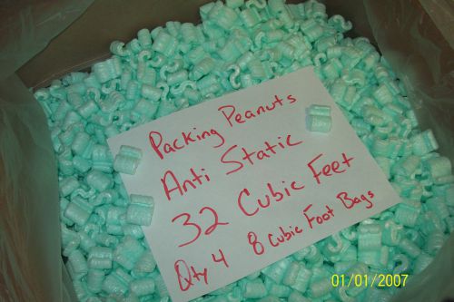 32 Cubic Feet Packing Peanuts 240 Gallons Anti Static Free Shipping New