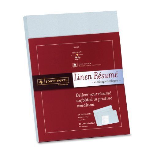 Southworth Linen Resume Mailing Envelopes - Document - 9&#034; X 12&#034; - (rf9qln)