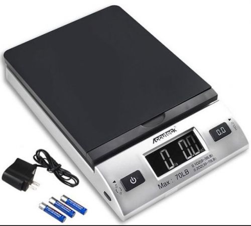 Accuteck S70lbx0.2oz All-In-One PT70 Digital Shipping Postal Scale W/AC Postage