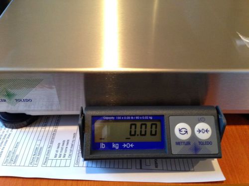 NEW Mettler Toledo PS60 Parcel Shipping Scale Stainless Platter 150lbs PS60U2101